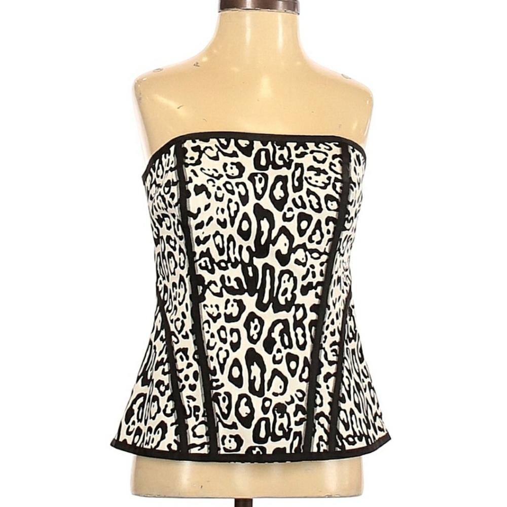 #47 WHBM Cheetah Print Top